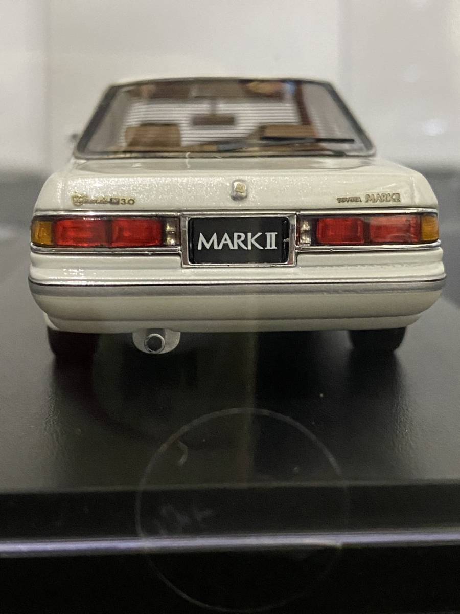 ○○Mark43 1/43 トヨタ マーク2 ハードトップ 3.0グランデG ホワイト