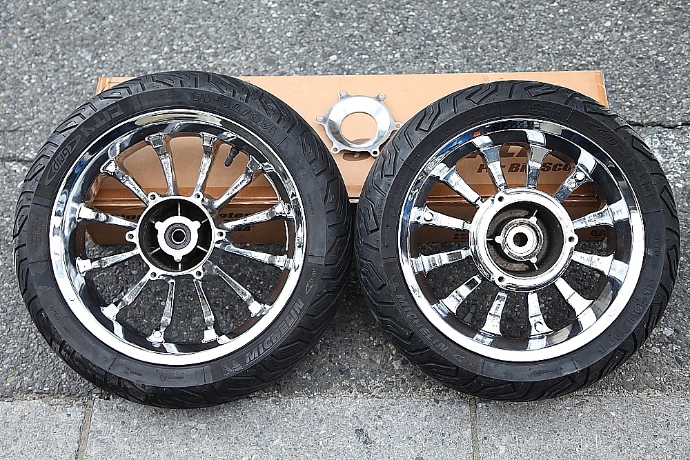 ■美品■希少!■絶版!■ワイズギア製■4D9■マジェスティ■インチアップホイール■クロームメッキ■SG20J■ Yahoo!オークション - 「マジェスティ SG20J マジェスティ250 純正オプション