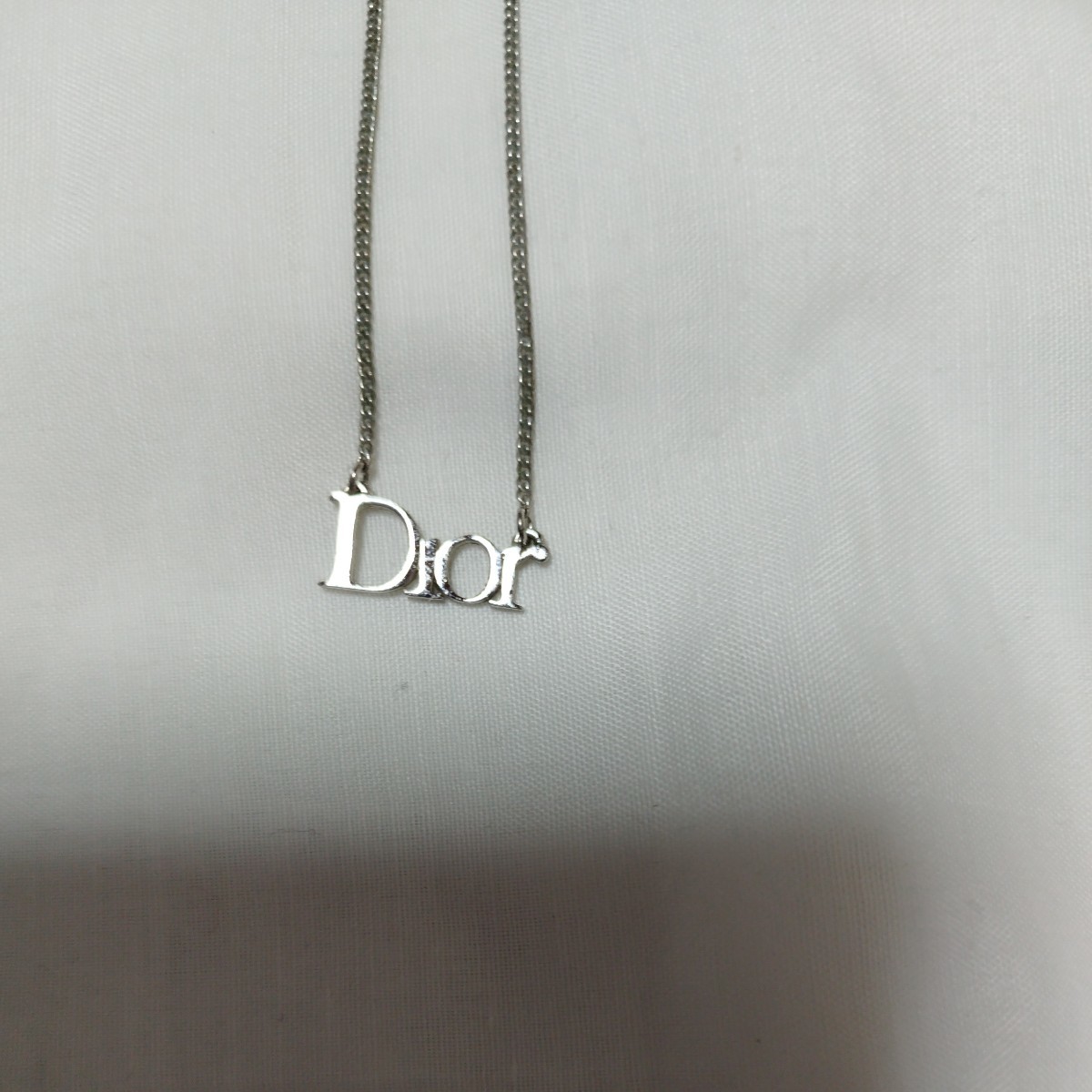 Dior Christian ネックレス クリスチャンディオール - シルバー Dior 