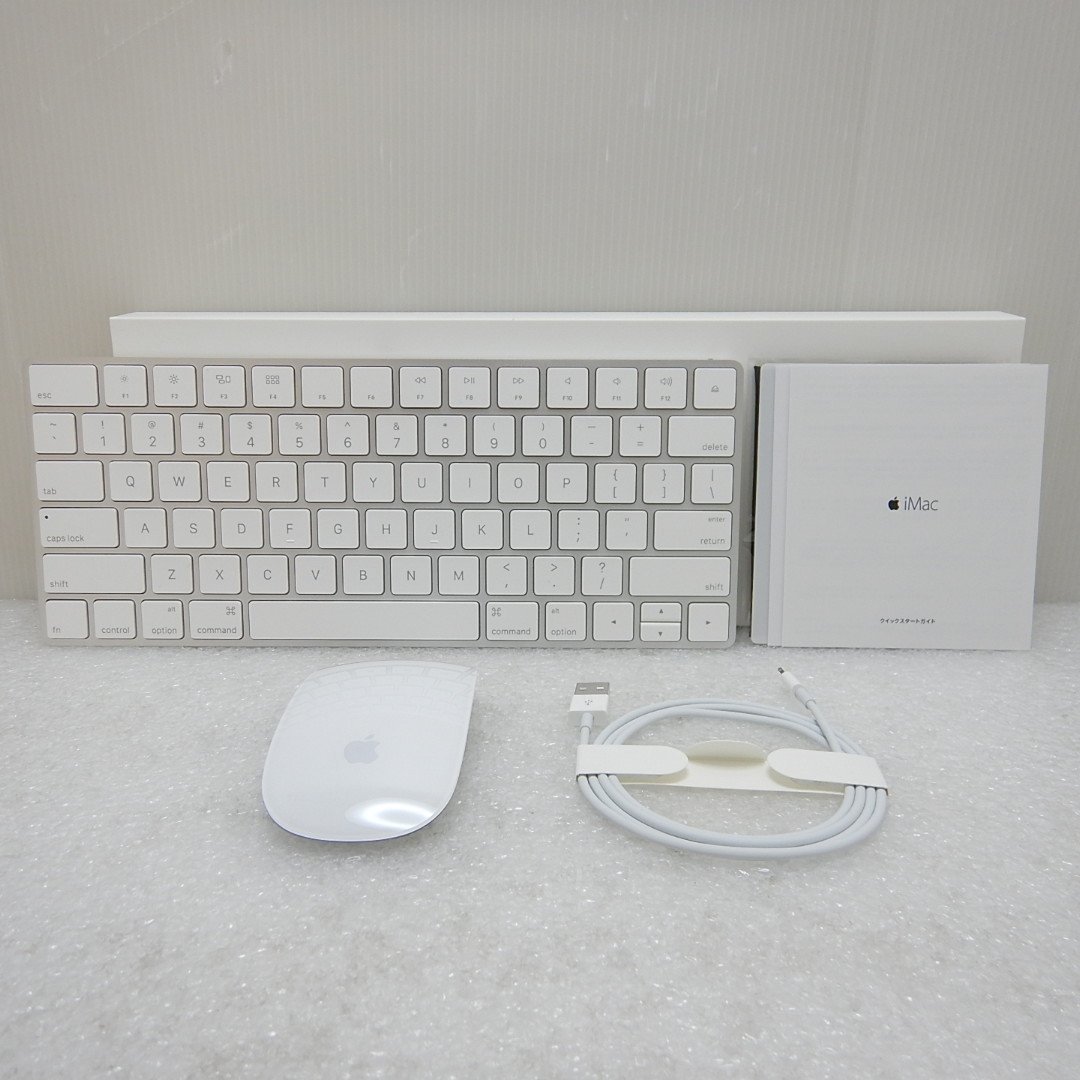 【美品】★送料無料★ iMac付属品 Apple Magic Keyboard 英語マジックキーボード A1644 マジックマウス2 A1657 セット 中古 054