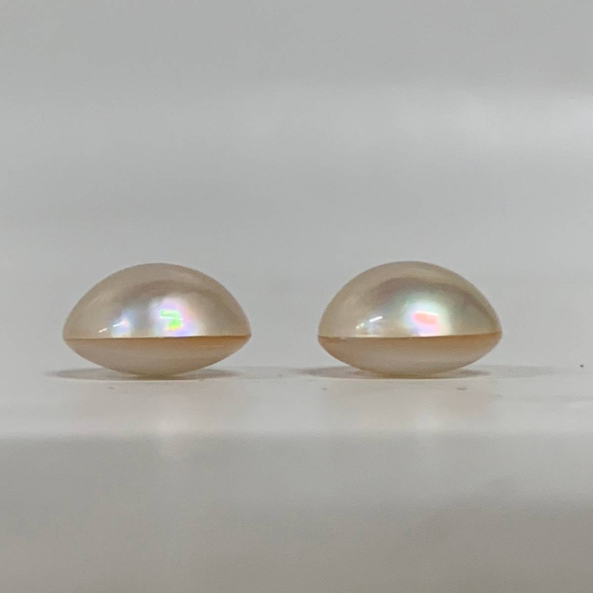 1円~【セット売り】マベ パール 真珠 量目約3.8g 幅約14.3cm 高さ約8.8