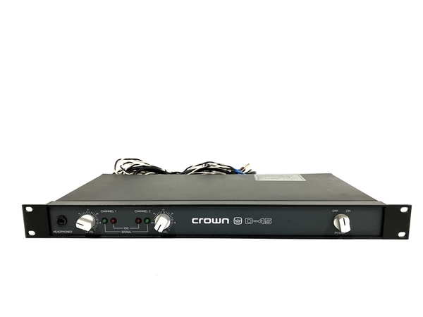 品質保証，爆買い】 crown クラウン D-45 ステレオ パワーアンプ D45
