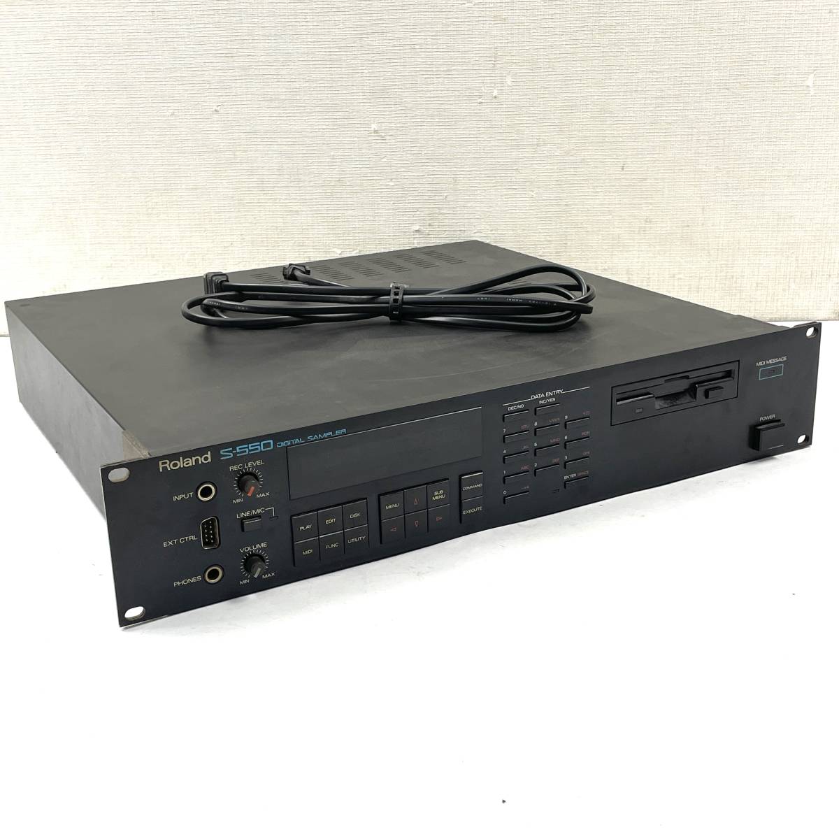 Roland S-550 サンプラー・レア Roland デジタルサンプラー S-550 ローランド【現状販売品】北TO2
