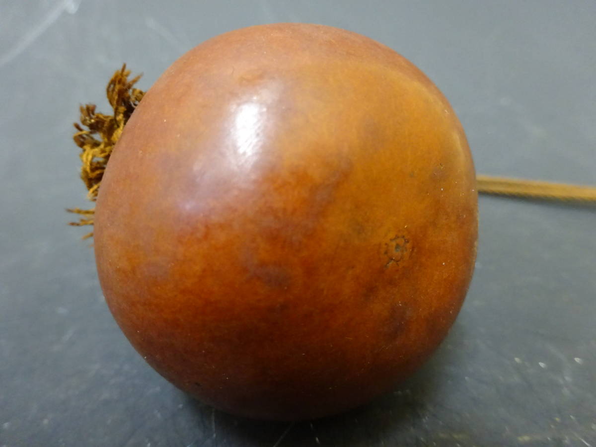 小さな瓢箪 根付 置物 美術品 瓢箪 ひょうたん 煎茶飾り 古瓢箪