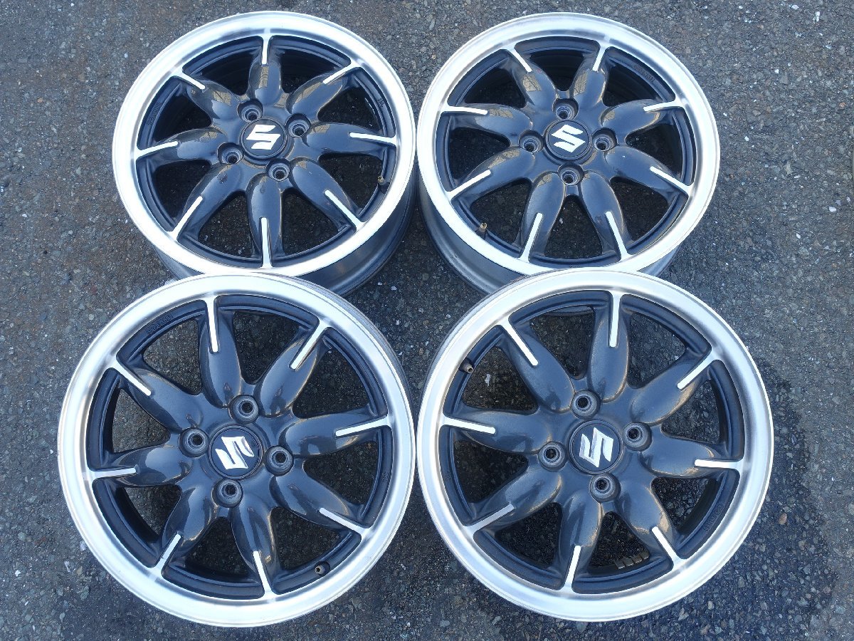 新車外し ダイハツ タフト Gターボ 純正 15inc 4.5J off+45 4穴 アルミ