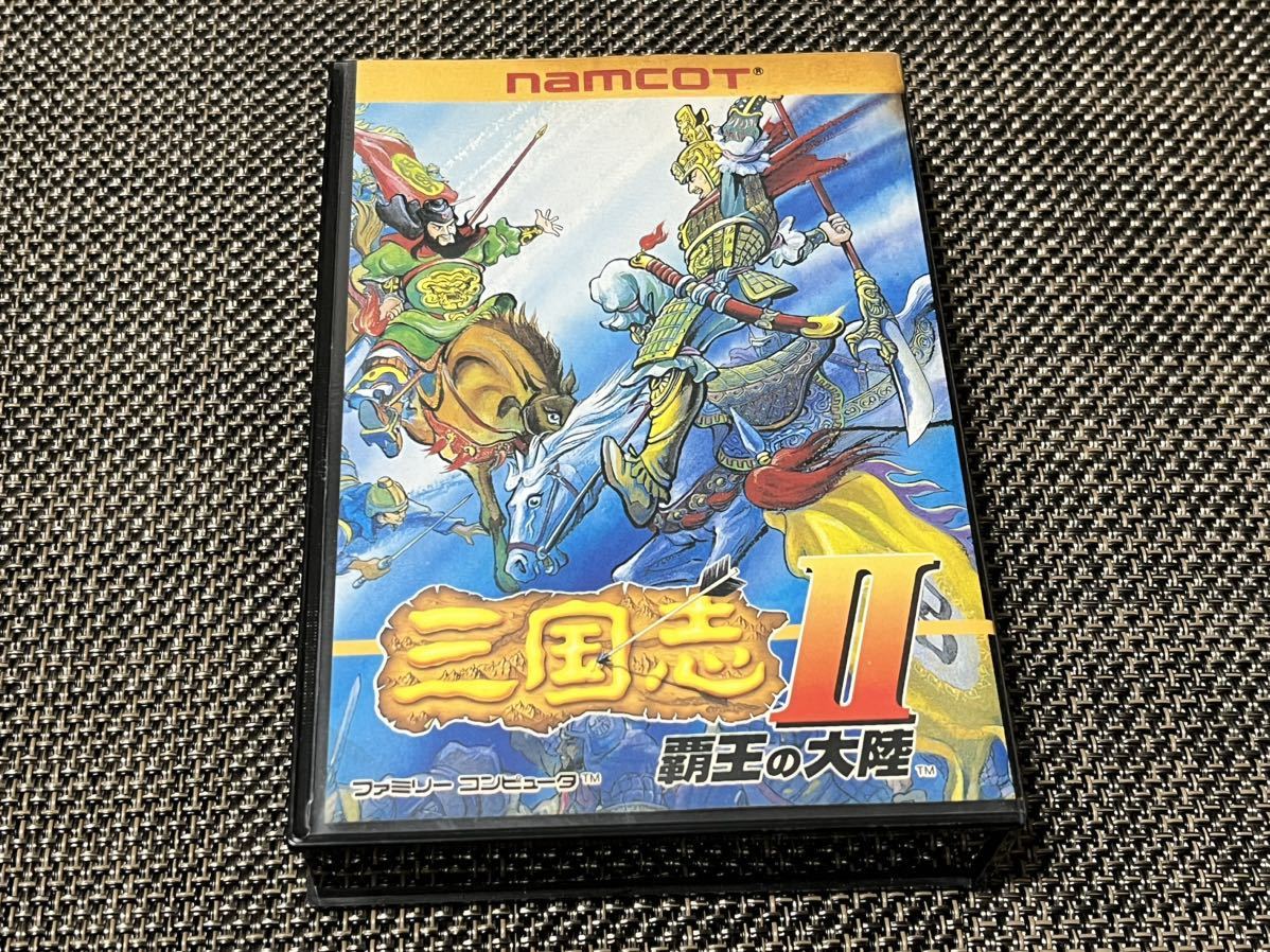 三国志Ⅱ 覇王の大陸 ファミコンソフト レア ナムコ 三国志2覇王の大陸