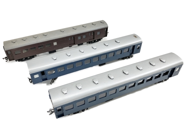 メーカー不明 HOゲージ 客車 3点セット 鉄道模型 ジャンク W8314262