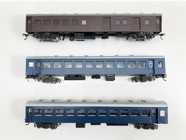 メーカー不明 HOゲージ 客車 3点セット 鉄道模型 ジャンク W8314262