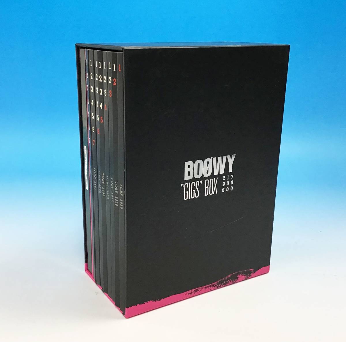 氷室京介　BOOWY DVD まとめ売り 完全生産限定盤 BOOWY GIGS BOX DVD 8枚組 ブックレット HYSTERIA 復刻