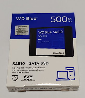 □新品 Western Digital 内蔵SSD 500GB Blue 2.5インチ SA510シリーズ