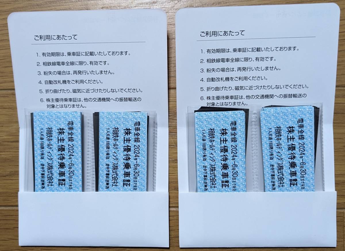 相鉄株主優待乗車証（電車全線・定期券） 2025/6/30まで 男性名義 株主 