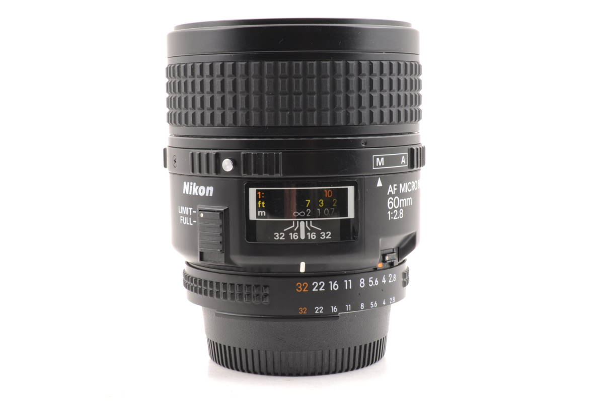 動作品 ニコン Nikon AF MICRO NIKKOR 60mm f2.8 AF 一眼カメラレンズ