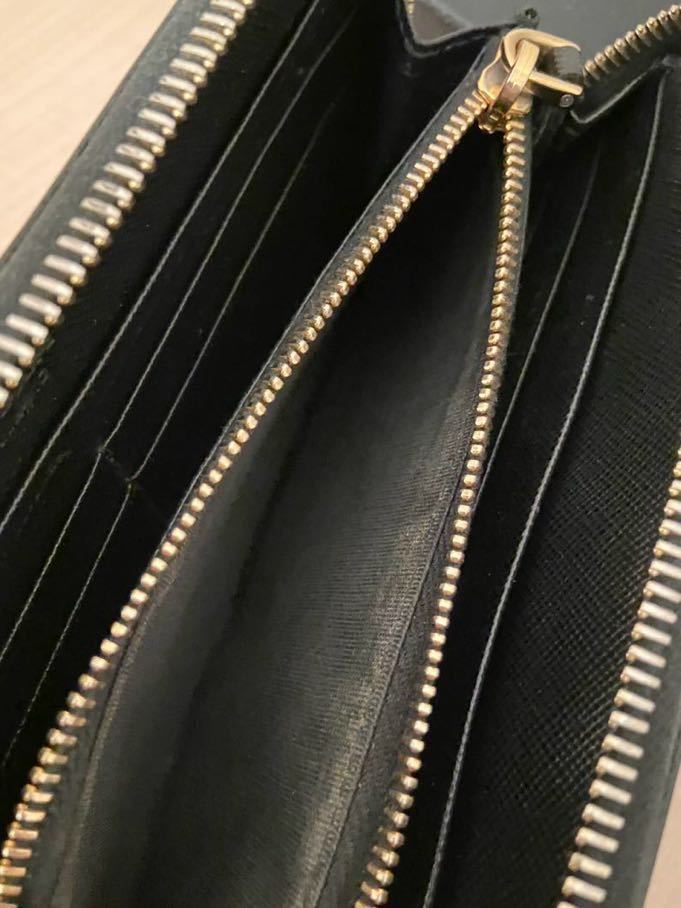 リボン プラダ PRADA 長財布 サフィアーノ サフィアーノレザー