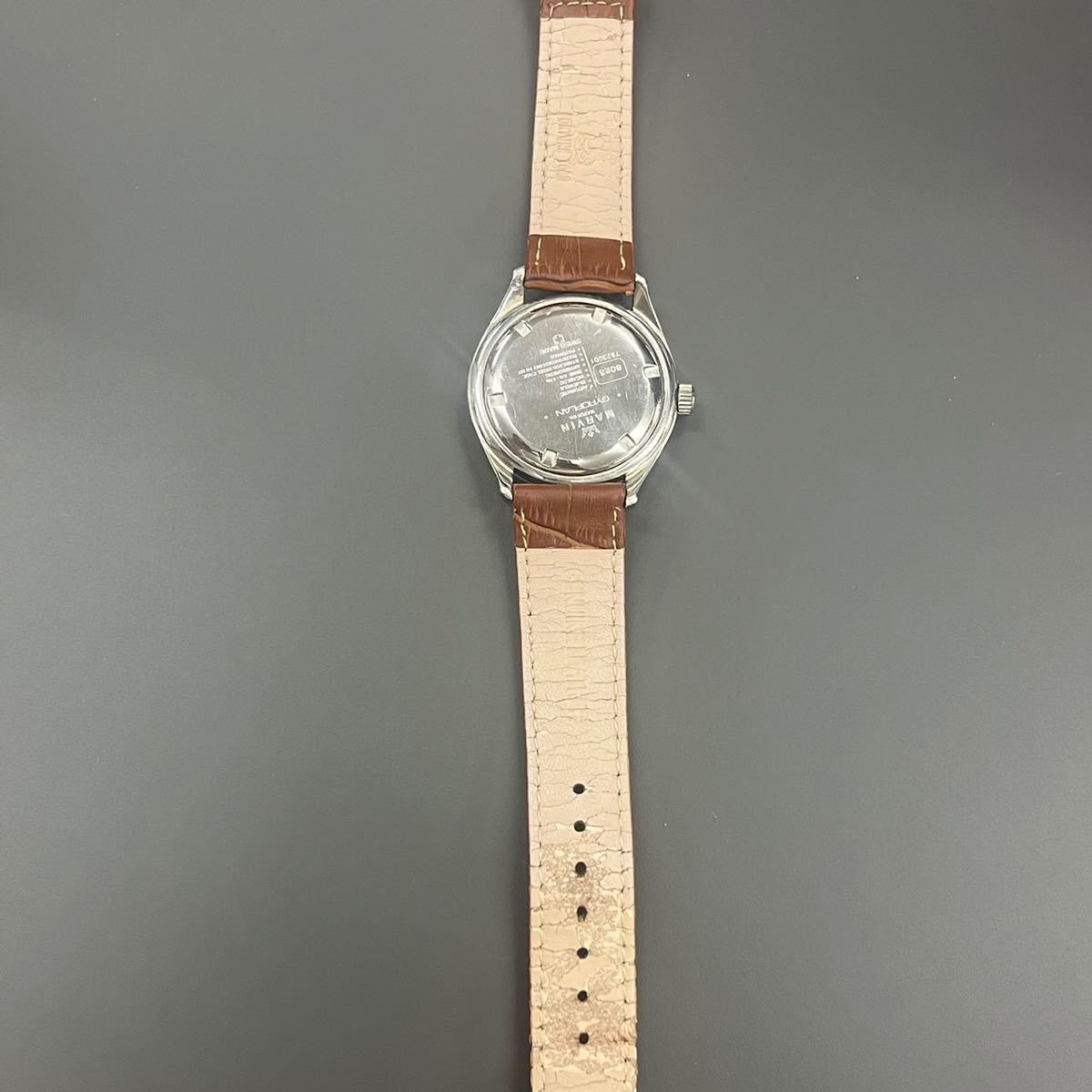 1スタ【稼動品】MARVIN マーヴィン GYROPLAN オートマチック 自動巻き 