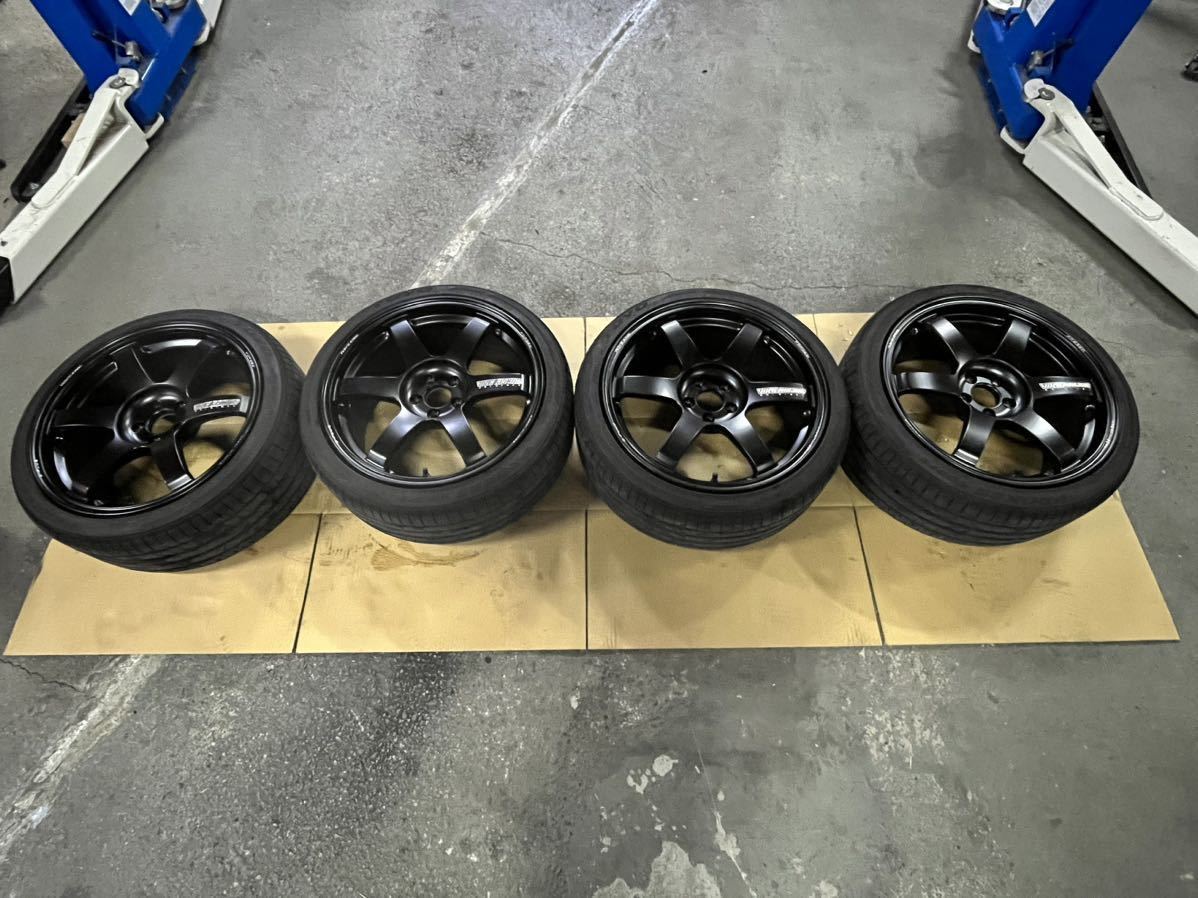 GR86 BRZ 86 ZN6 TE37 SAGA 18インチ 8.5J +41 5穴 PCD100 マッドブラック　TOYOプロクセススポーツ5 225/40R18 235/40R18