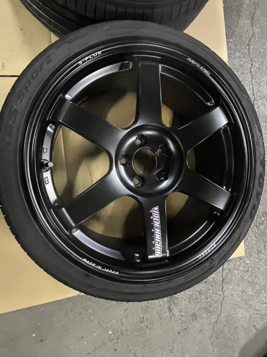 GR86 BRZ 86 ZN6 TE37 SAGA 18インチ 8.5J +41 5穴 PCD100 マッドブラック　TOYOプロクセススポーツ5 225/40R18 235/40R18