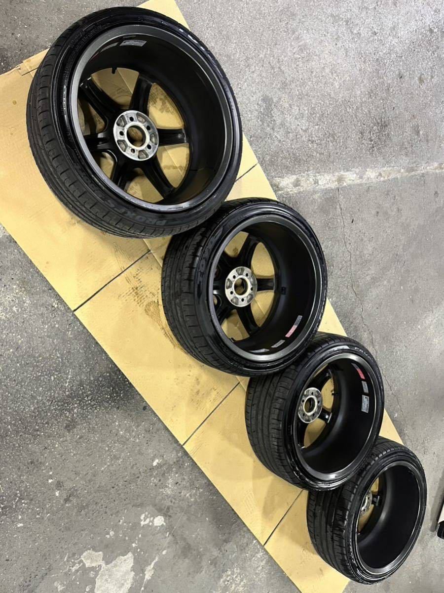 GR86 BRZ 86 ZN6 TE37 SAGA 18インチ 8.5J +41 5穴 PCD100 マッドブラック　TOYOプロクセススポーツ5 225/40R18 235/40R18