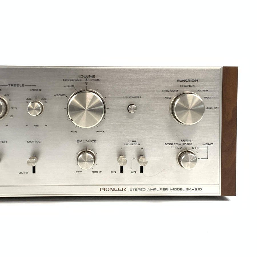 Pioneer パイオニア プリメインアンプ SA-810 通電確認済　売り切り PIONEER SA-810 パイオニア プリメインアンプ 実効出力40W+40W(8時