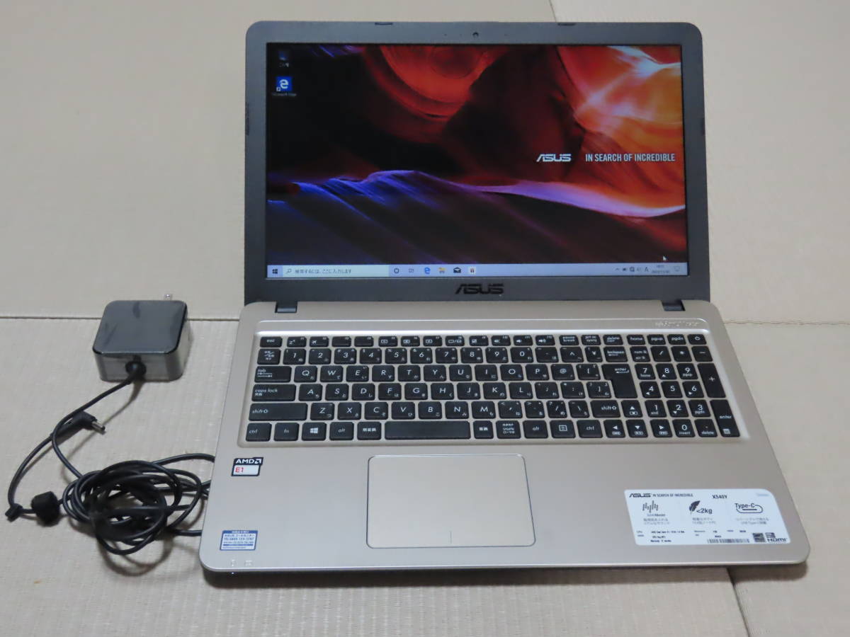 大得価，新作 中古品・美品 ASUS X540Y