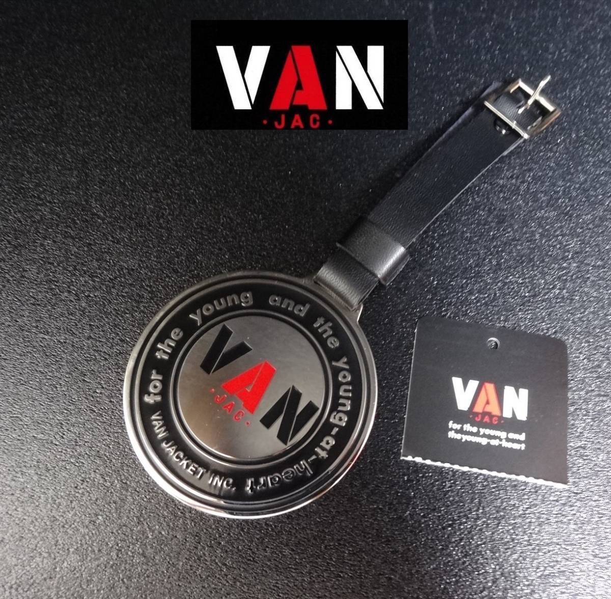 ★送料無料!!VAN JAC ヴァンヂャケット 永遠の丸VAN真鍮鏡面仕上げメタルラゲッヂタグ新品未使用タグ付き★