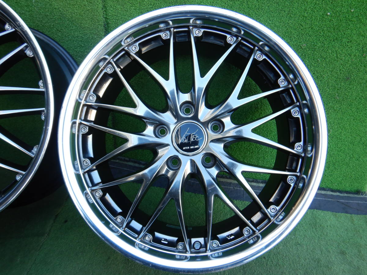 VOLTEC INTER MILANO 18インチ 5H 7.5j +38 4本 INTER MILANO 