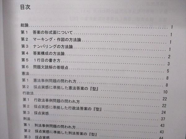 アガルート 予備試験 採点実感から読み解く合格答案の型習得講座 基礎