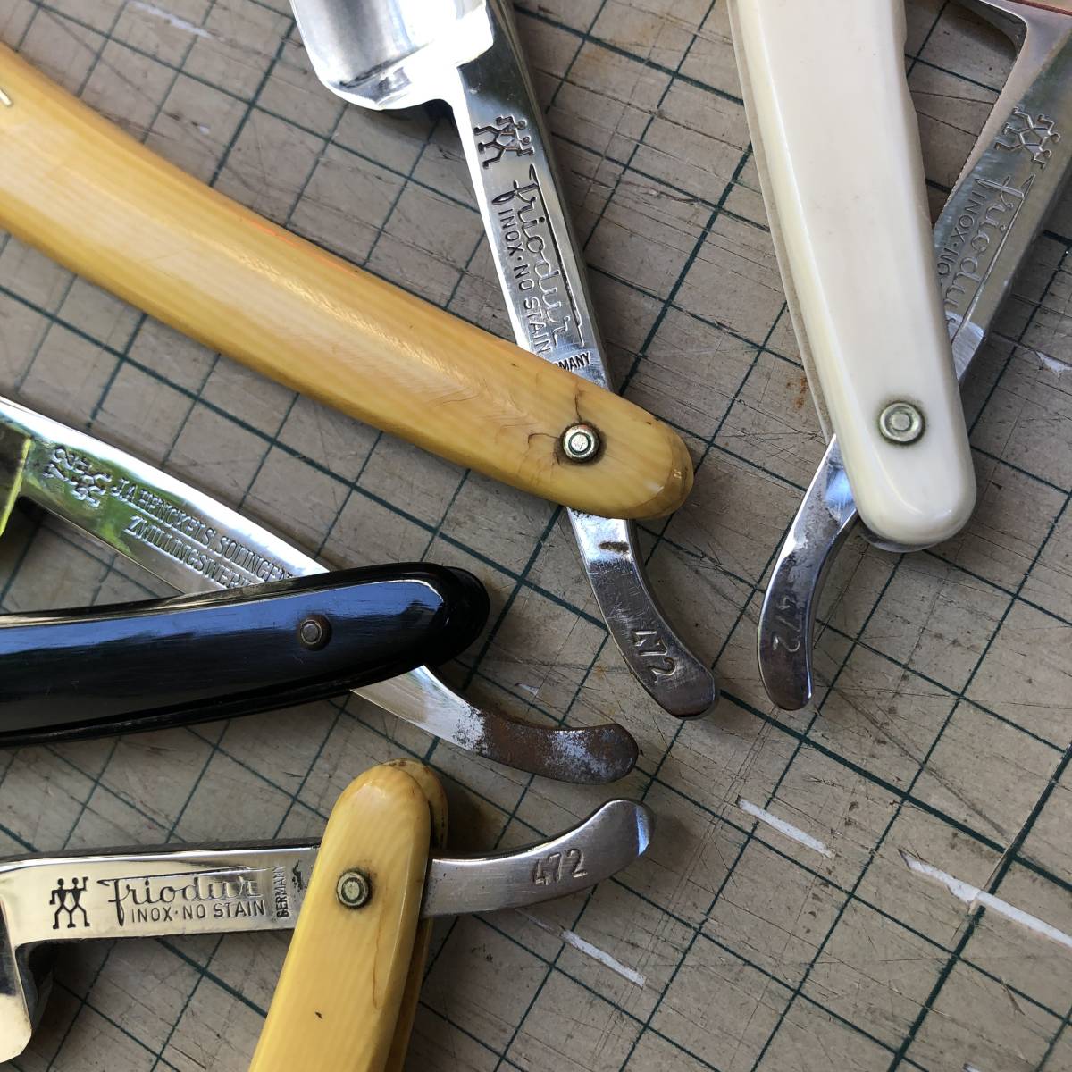 理容西洋剃刀☆すべてHENCKELS SOLINGEN☆大刃17有り☆他