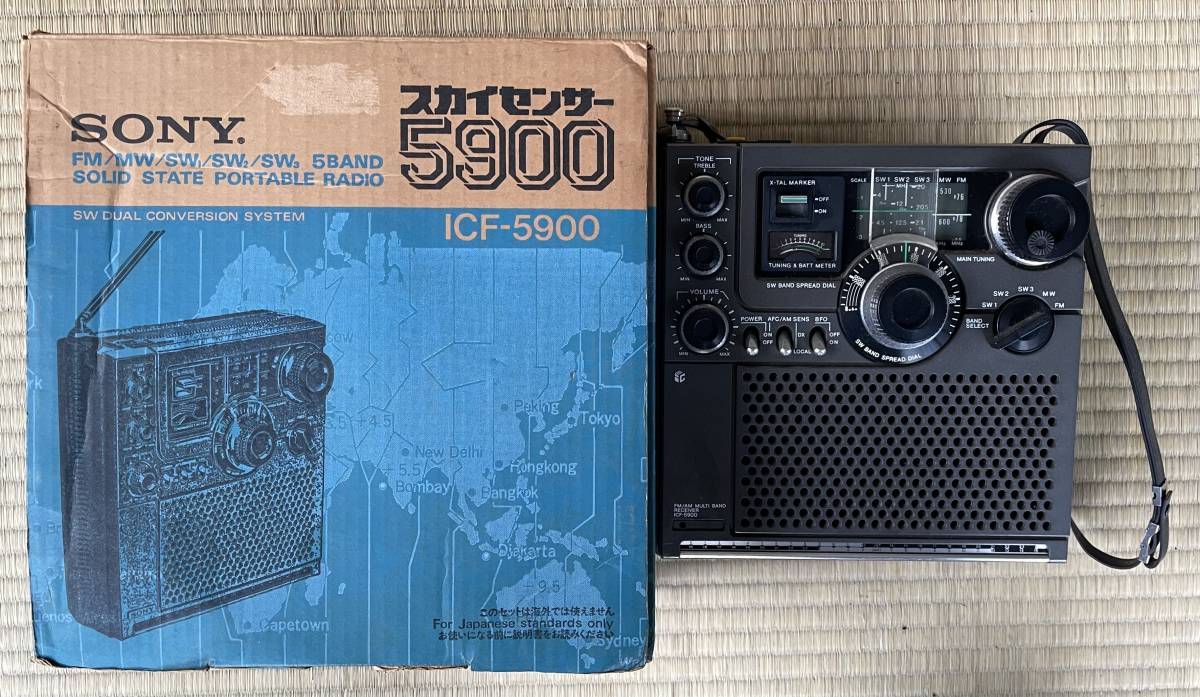 National Panasonic COUGAR/クーガー RF-888 BCL ラジオ FM AM レトロ