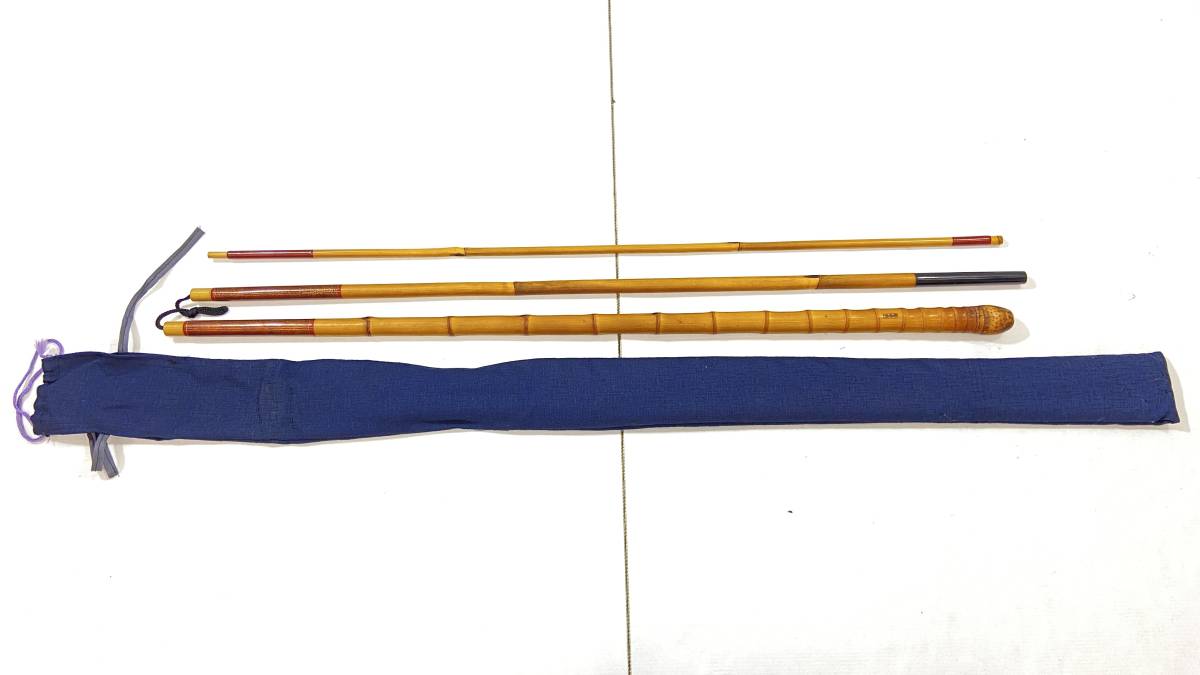 Yahoo!オークション - 徳舟斎作 和竿 銘入り フライロッド 2m70cm 徳舟斎