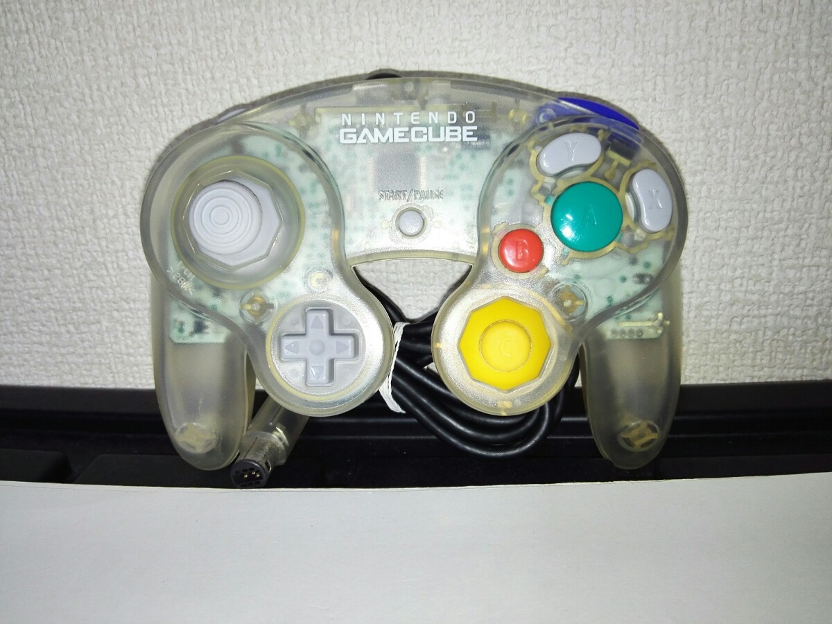 コントローラー クリア スケルトン 後期型 ゲームキューブ 任天堂 GC