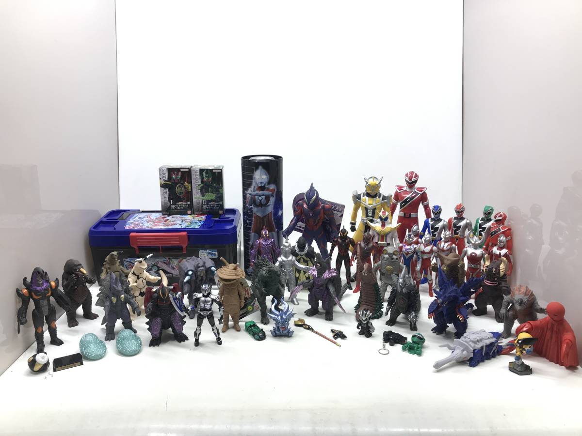 7161】特撮系 ソフビ フィギュアなどまとめ 仮面ライダー ウルトラマン 