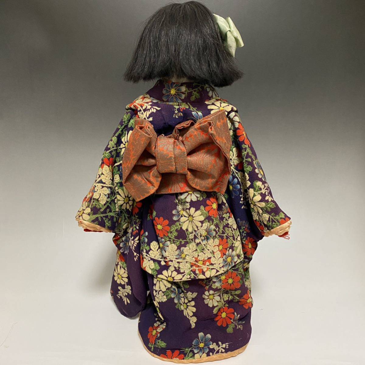 市松人形 Yahoo!オークション 女の子 永徳斎 | アンティーク 江戸縮緬