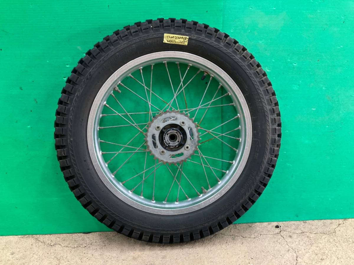 170*D5【TLM220R MD23-1300】リアホイール スプロケット 中古品 競技