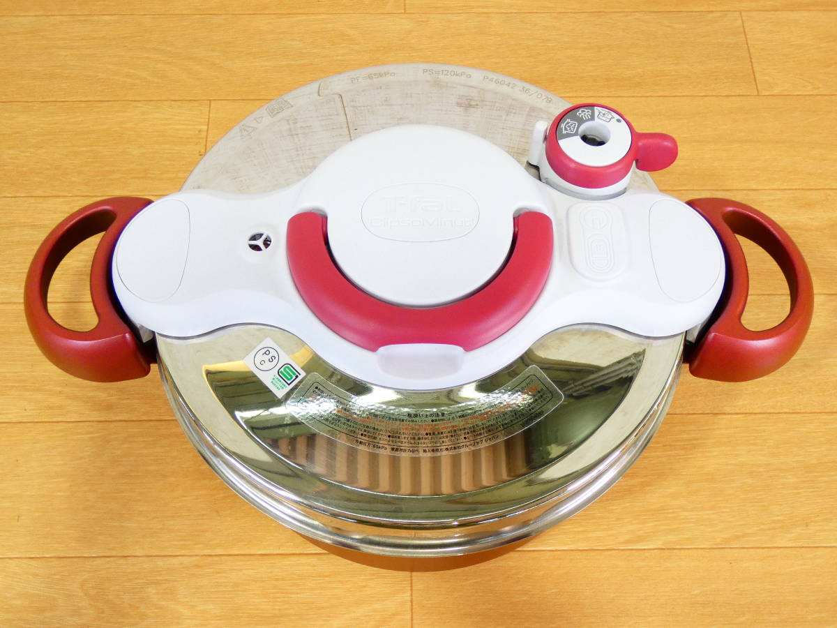 ティファール 圧力鍋 クリプソ ミニット デュオ レッド P4605136 T-FAL