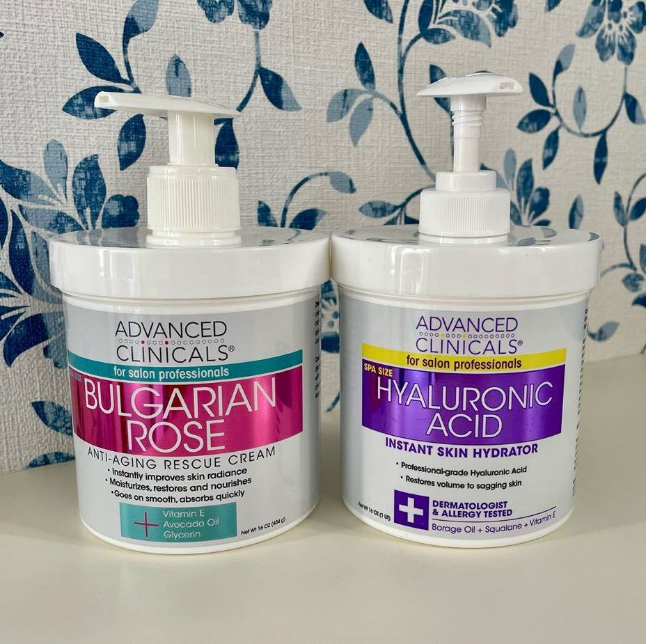 【アドバンスドクリニカルズ】ブルガリアローズ&ヒアルロン酸 ボディクリーム