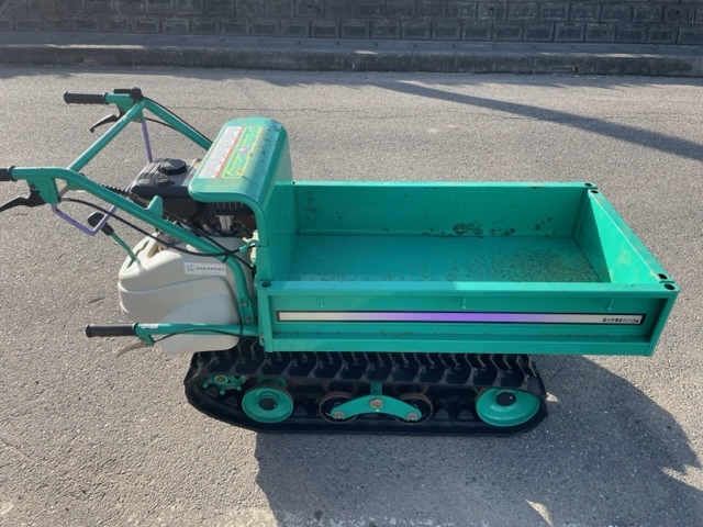 ★売切り！ 築水キャニコム クローラー式 運搬車 ★BP412 250kg積載！手動ダンプ！