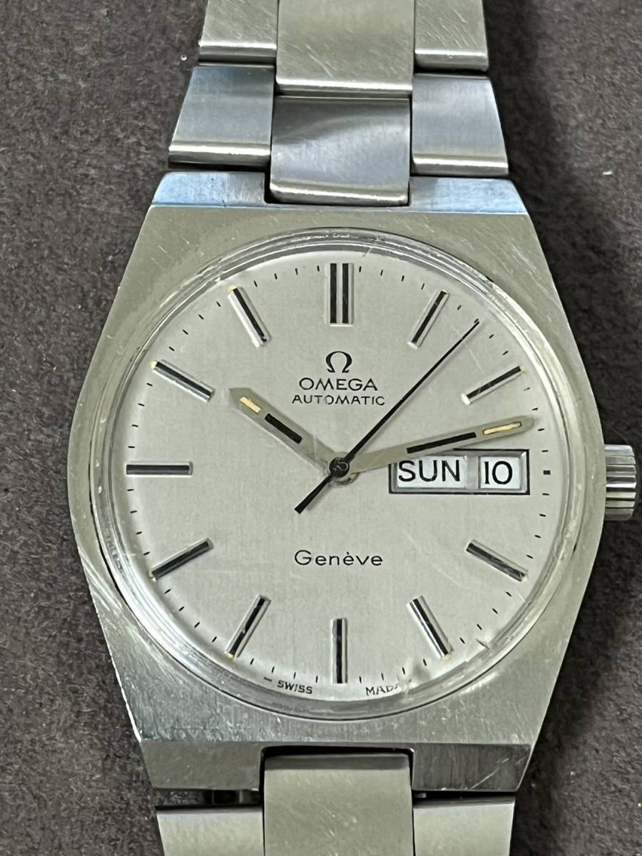 1円～ 稼働 オメガ AT/自動巻 ジュネーブ アンティーク デイデイト