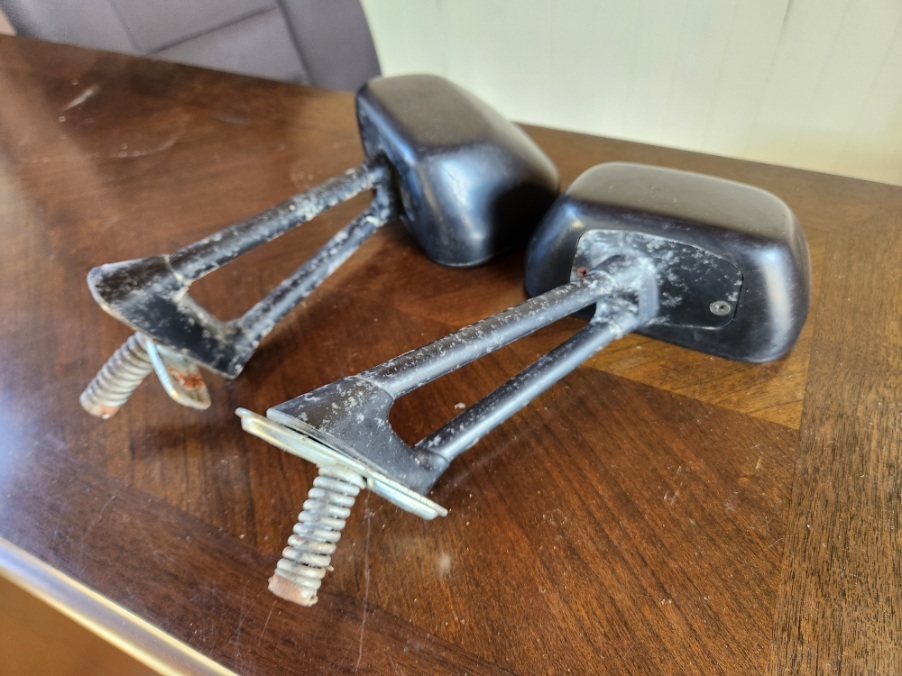 旧車　おしゃれなフェンダーミラー　左右　パーツ　当時物　ホンダシティ？