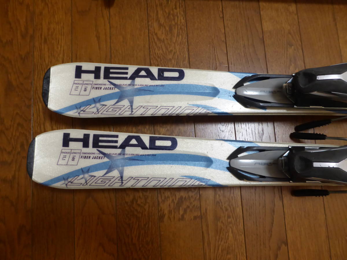 スキー板・ヘッド「HEAD LIGHTNING」149cm /ビンディングTYROLIA SL10
