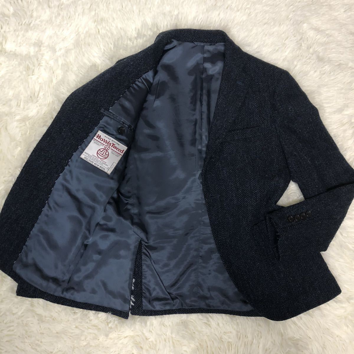1円 スタート 最高の1品 ハリスツイード THE SUIT COMPANY 千鳥柄 
