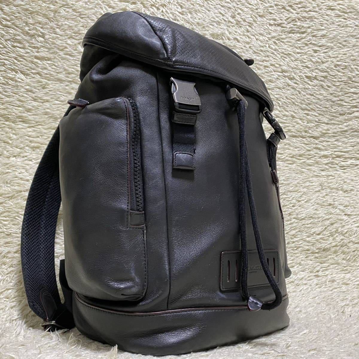 1円〜 極美品 COACH コーチ レンジャー メンズ ビジネス リュック 