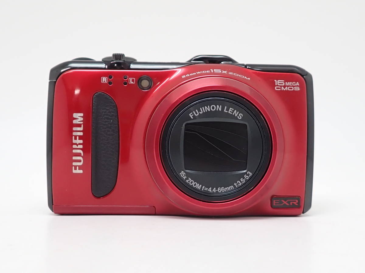43226 ☆ 富士フイルム FinePix F550EXR レッド デジカメ FUJIFILM