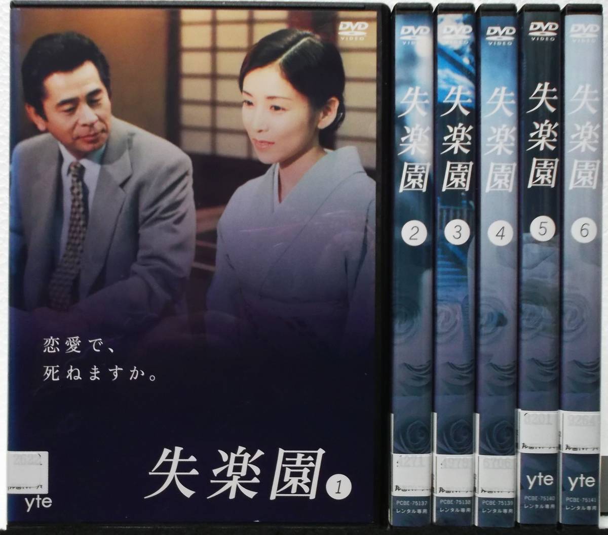 『失楽園 DVD 全6巻』古谷一行/川島なお美/菅野美穂/十朱幸代 DVD 失楽園 全6巻セット 原作:渡辺淳一(川島なお美,古谷一行,十朱幸代