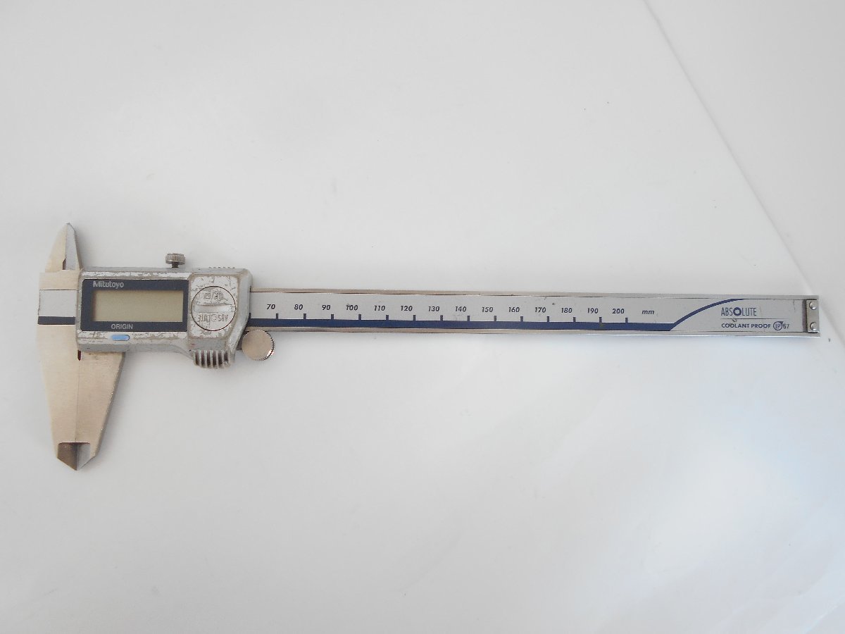 〇Mitutoyo ミツトヨ ABSクーラントプルーフキャリパ CD-P20S 500-703-20 デジタルノギス ノギス 500シリーズ B