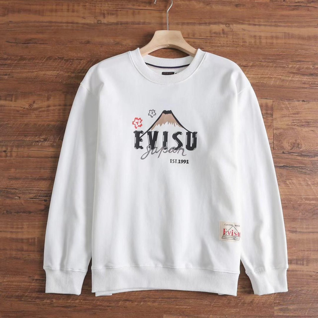 EVISU エビス 恵比寿 富士山 スウェット トレーナー プリント パーカー 