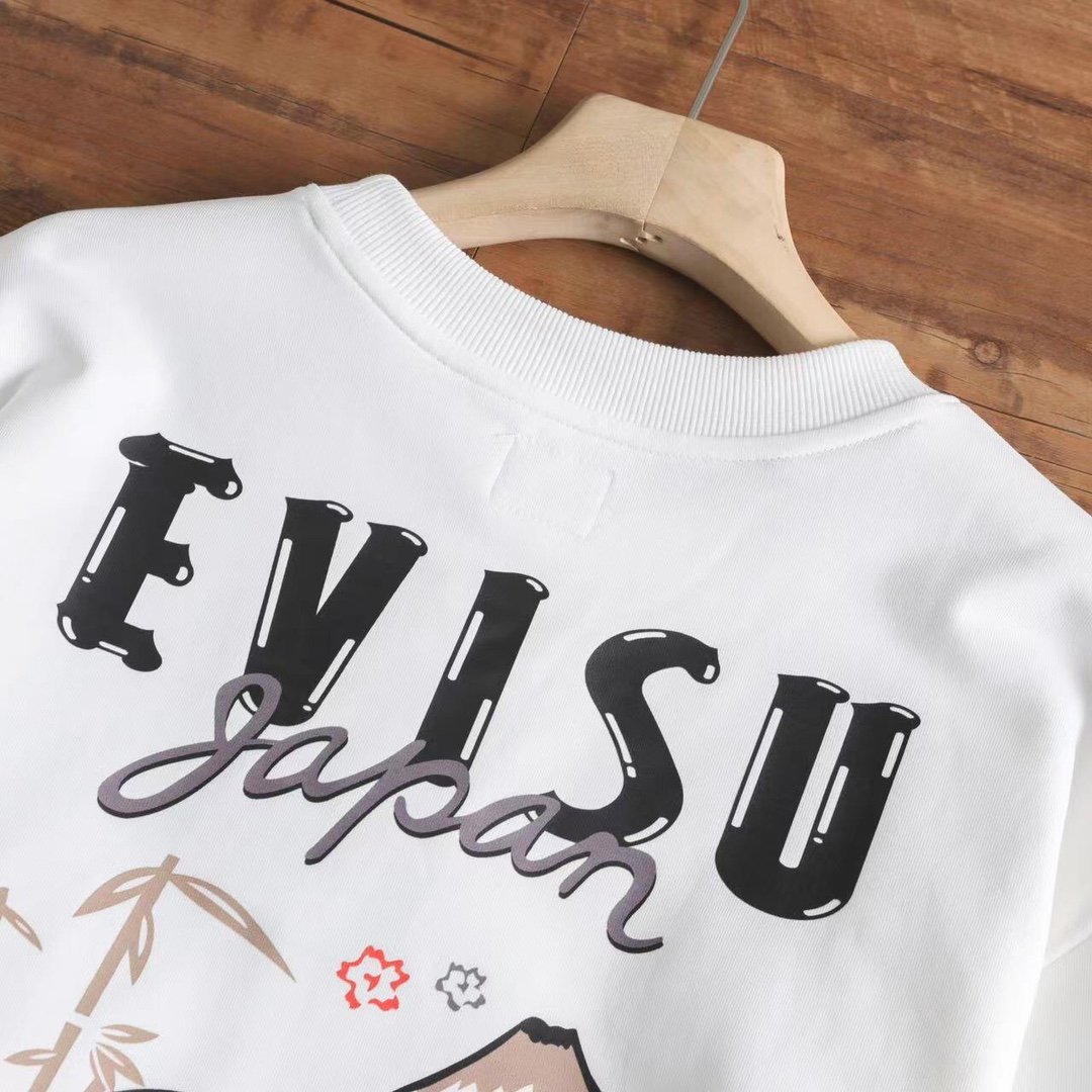 EVISU エビス 恵比寿 富士山 スウェット トレーナー プリント パーカー 