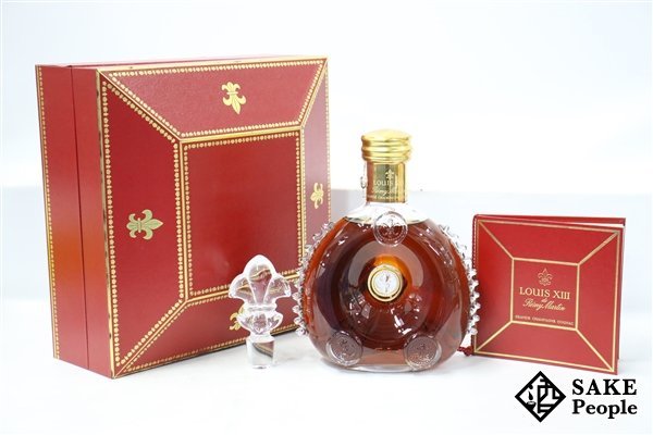 ◆注目! レミー マルタン ルイ 13世 金キャップ 700ml 40％ 箱 冊子 替え栓付き コニャック シリアルナンバー一致