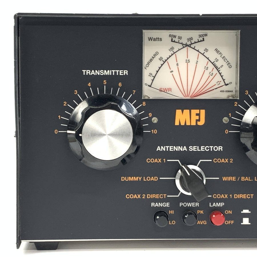 アンテナチューナーMFJ-989D MFJ MFJ-989D ローラー インダクター アンテナ チューナー 電源コード