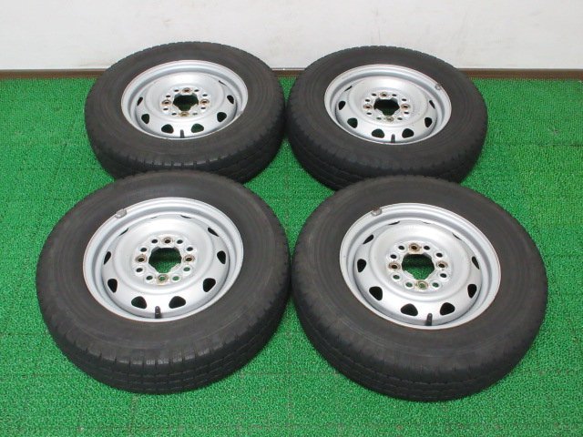 D722【送料無料】145/80R12 80/78 6PR 超溝高 8.5分山 夏タイヤ CARGO PRO 2021年製 ホイールセット 4本 激安 軽トラック 軽バン 軽バス 等