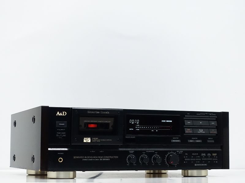 □□A&D GX-Z9100EX カセットデッキ アカイ 赤井□□018622008J□□ GX